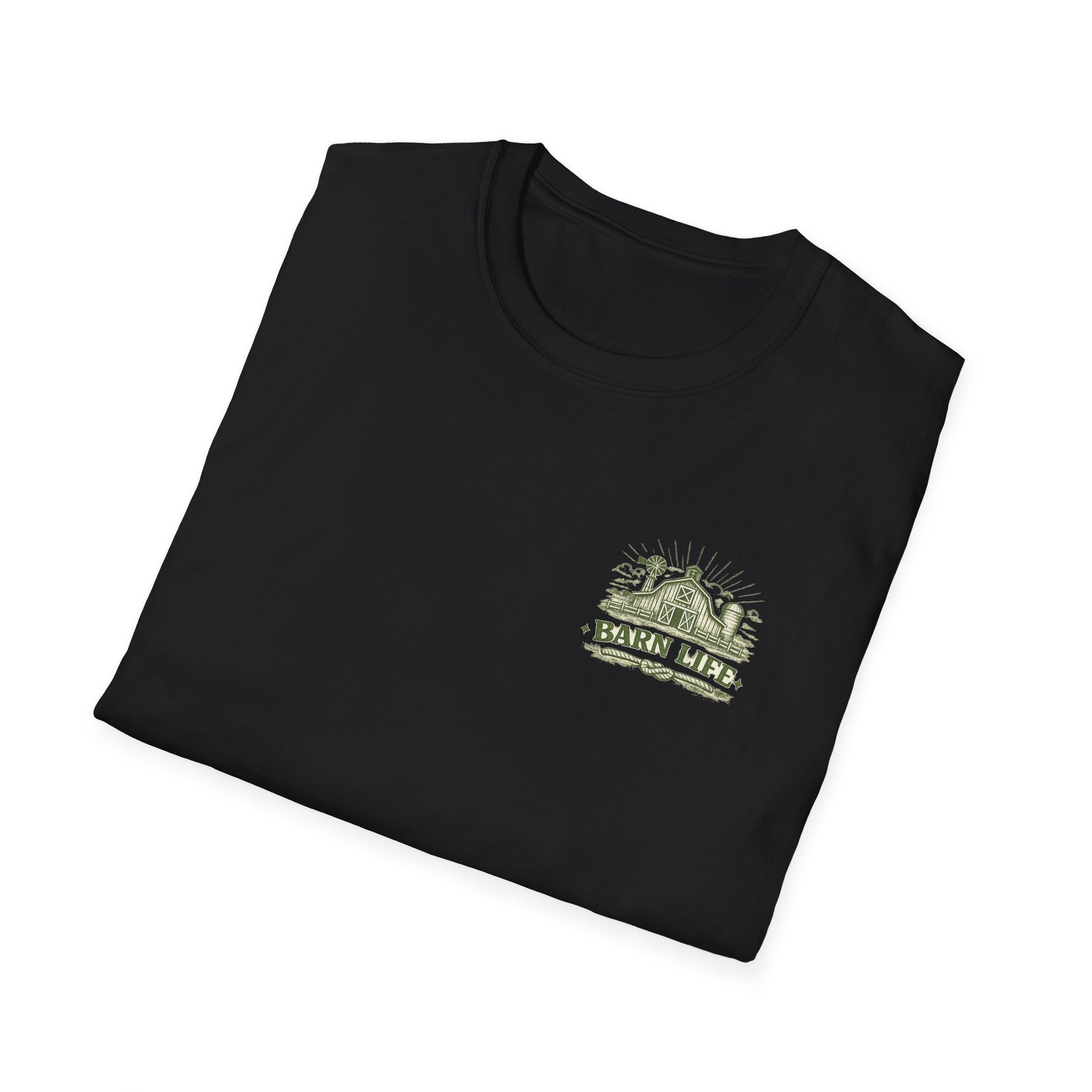 Raising The Barn T-Shirt — Rustic Farm Life Graphic Tee
