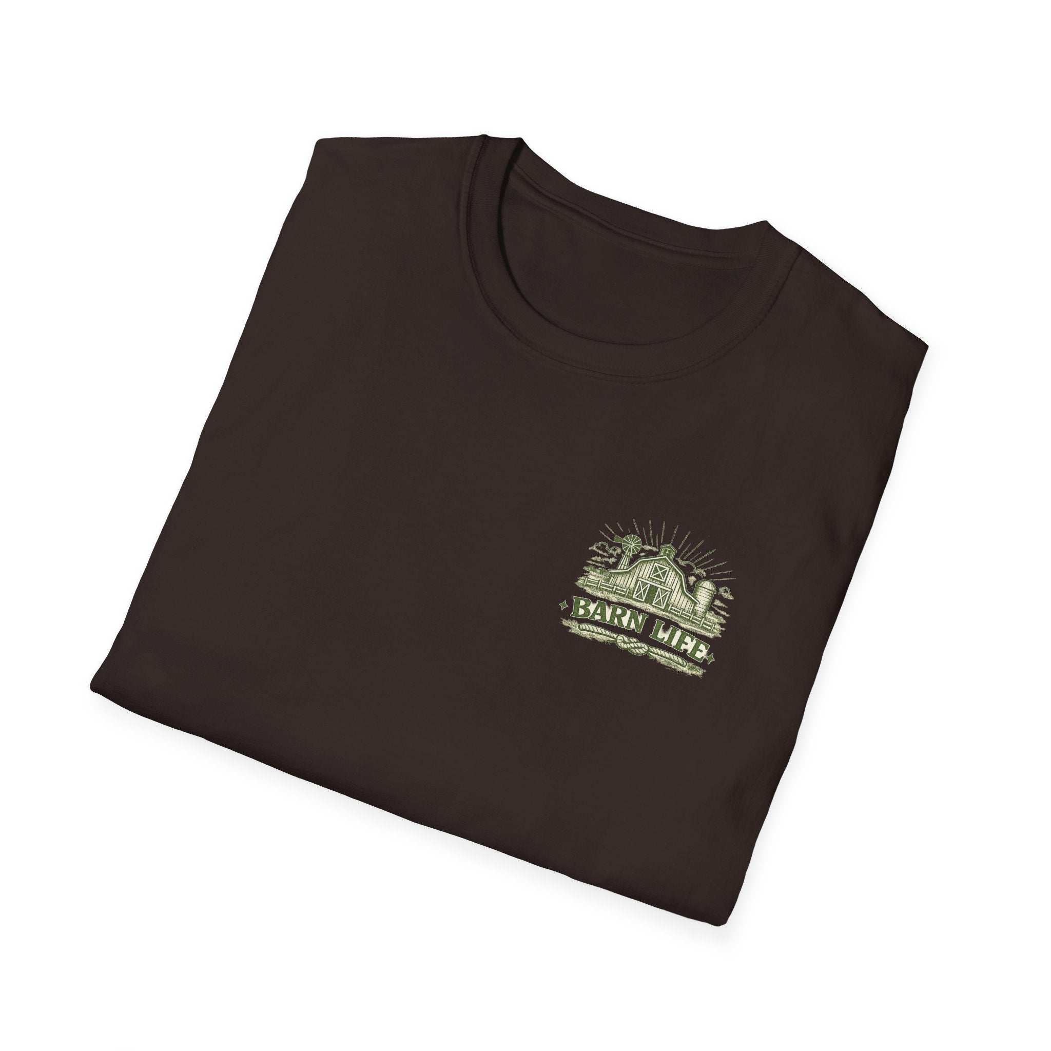 Raising The Barn T-Shirt — Rustic Farm Life Graphic Tee