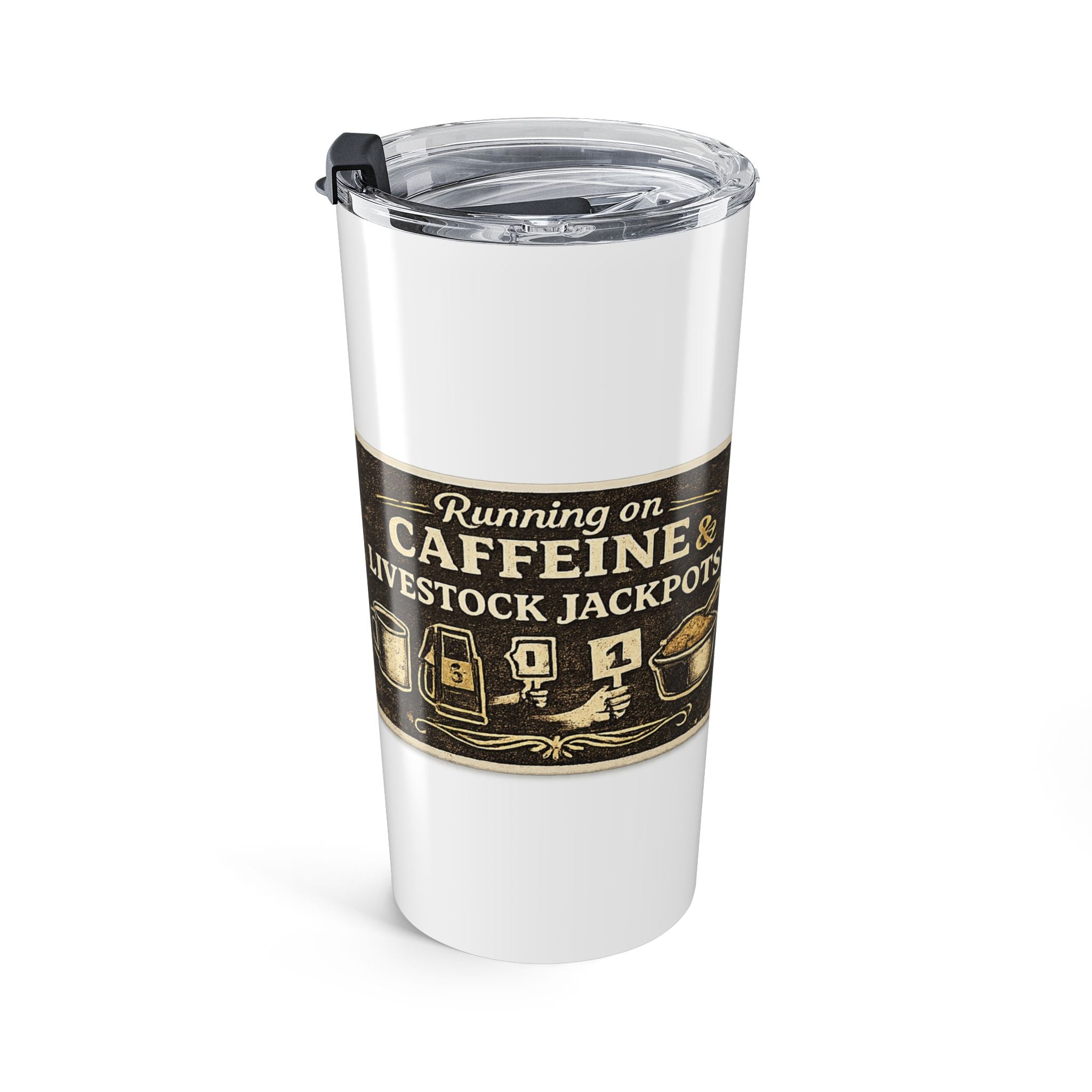 20oz Show Dad Fuel Coffee Tumbler