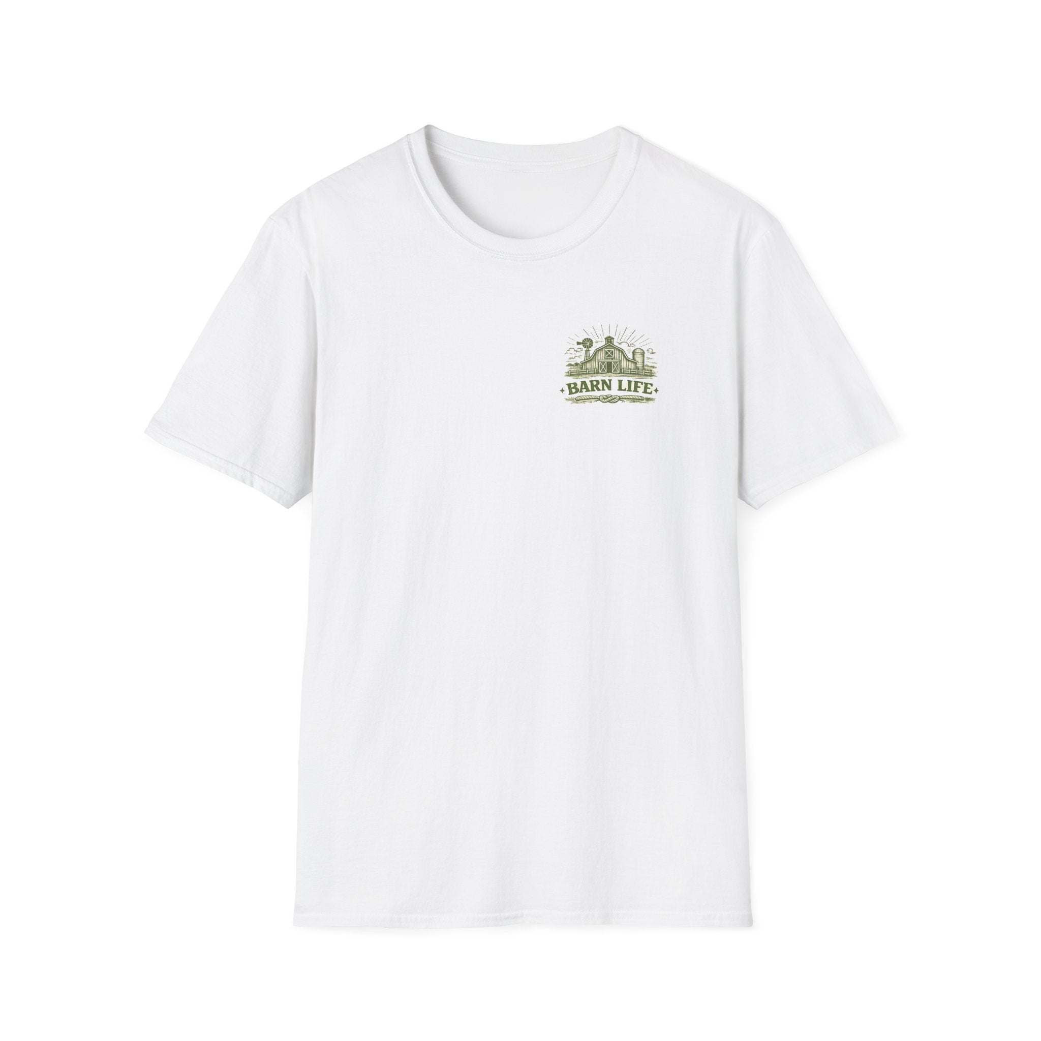 Raising The Barn T-Shirt — Rustic Farm Life Graphic Tee