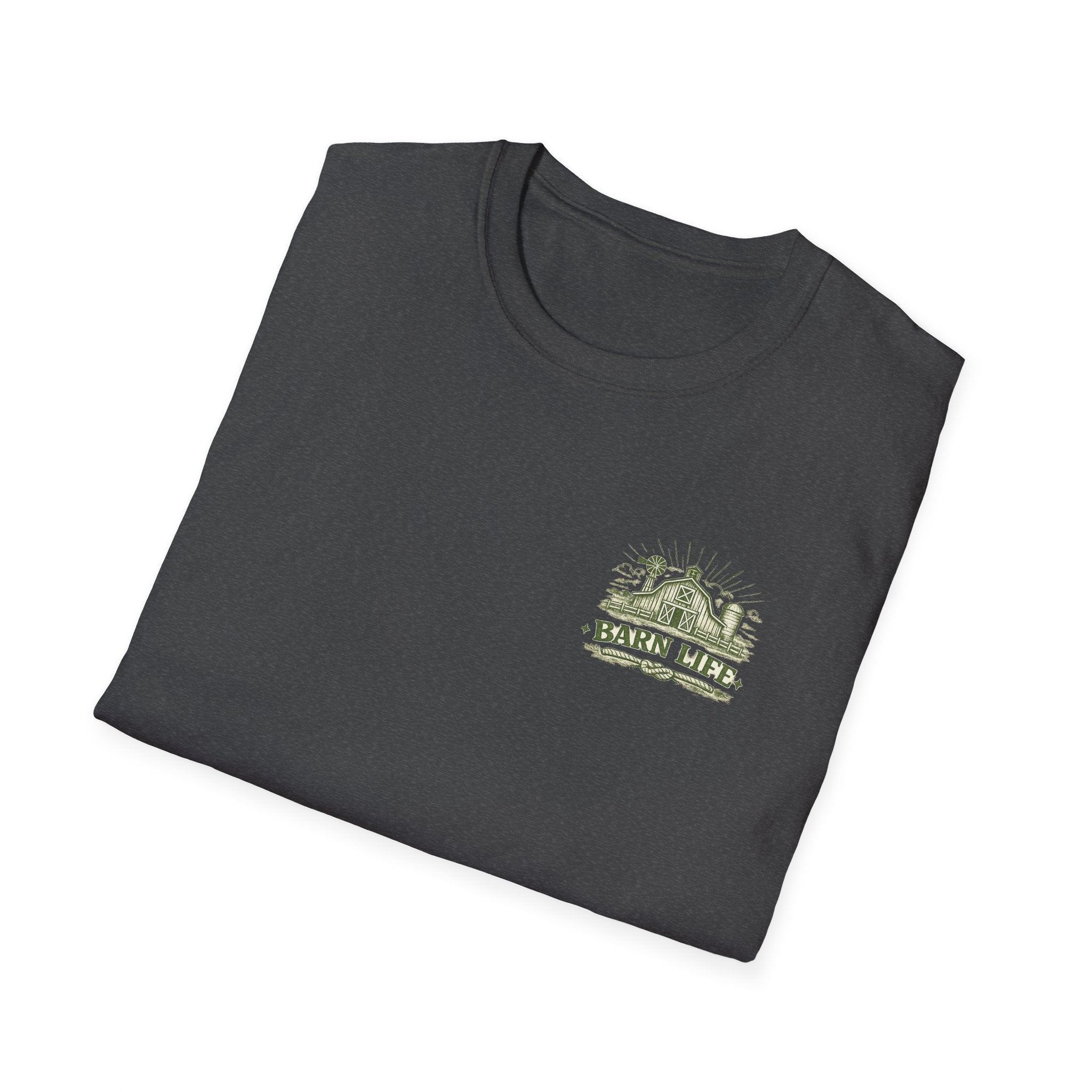 Raising The Barn T-Shirt — Rustic Farm Life Graphic Tee
