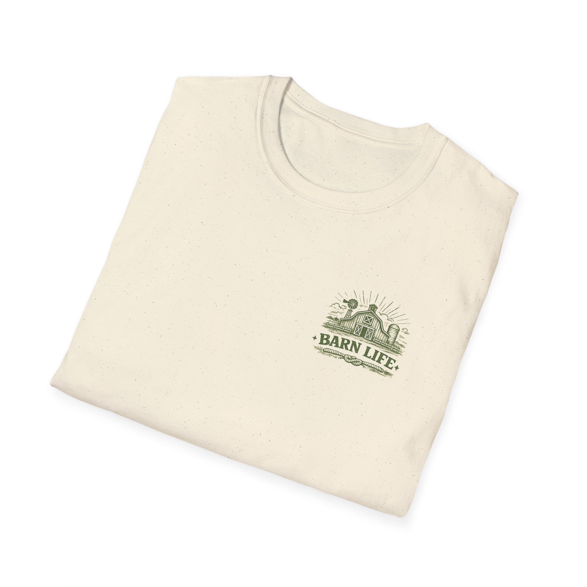 Raising The Barn T-Shirt — Rustic Farm Life Graphic Tee