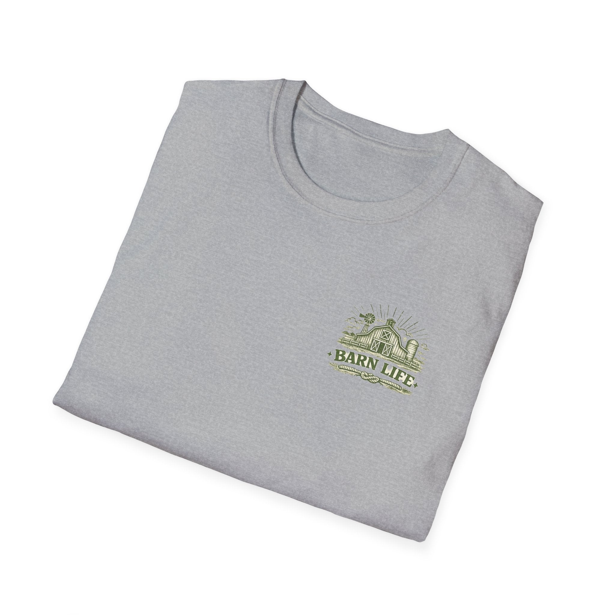Raising The Barn T-Shirt — Rustic Farm Life Graphic Tee