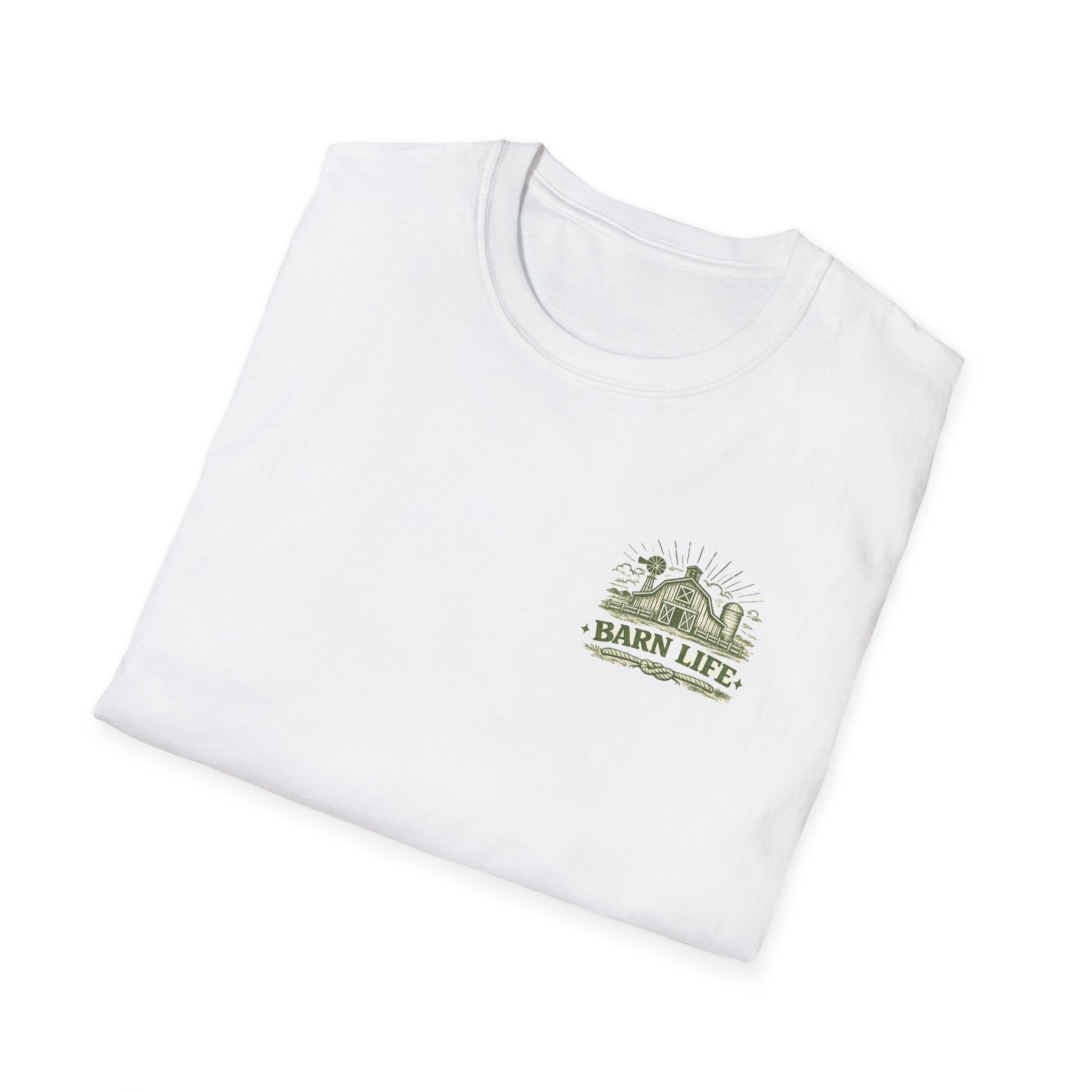 Raising The Barn T-Shirt — Rustic Farm Life Graphic Tee