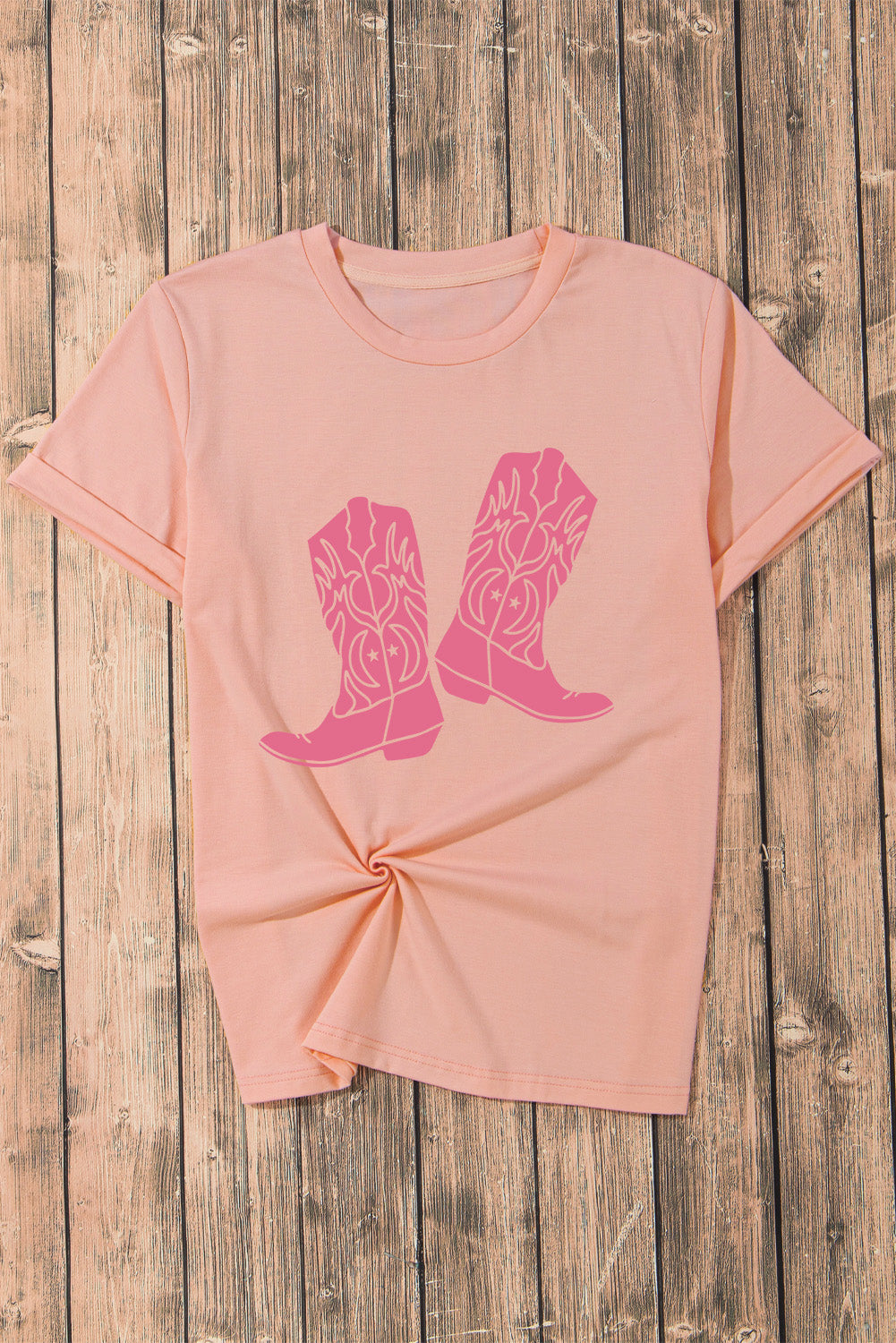 Pink Boots Graphic Tee