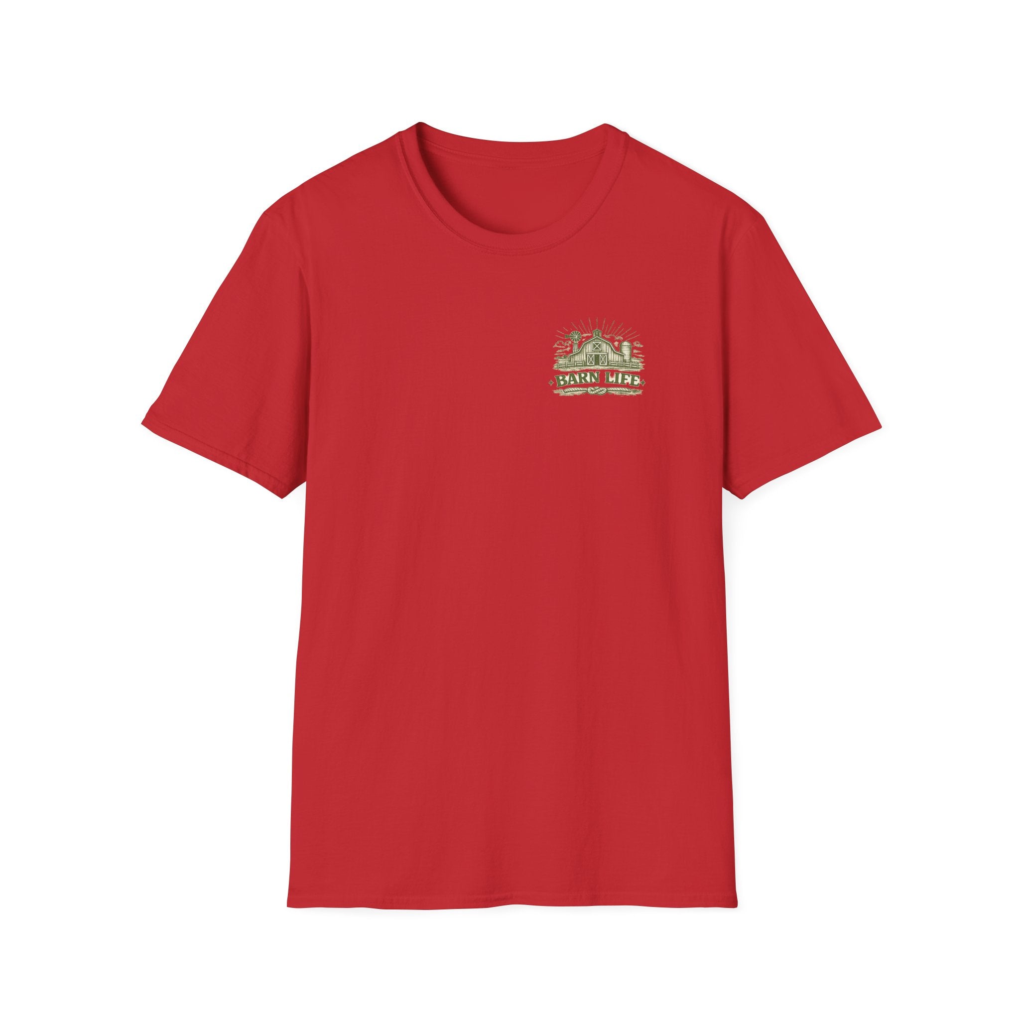 Raising The Barn T-Shirt — Rustic Farm Life Graphic Tee