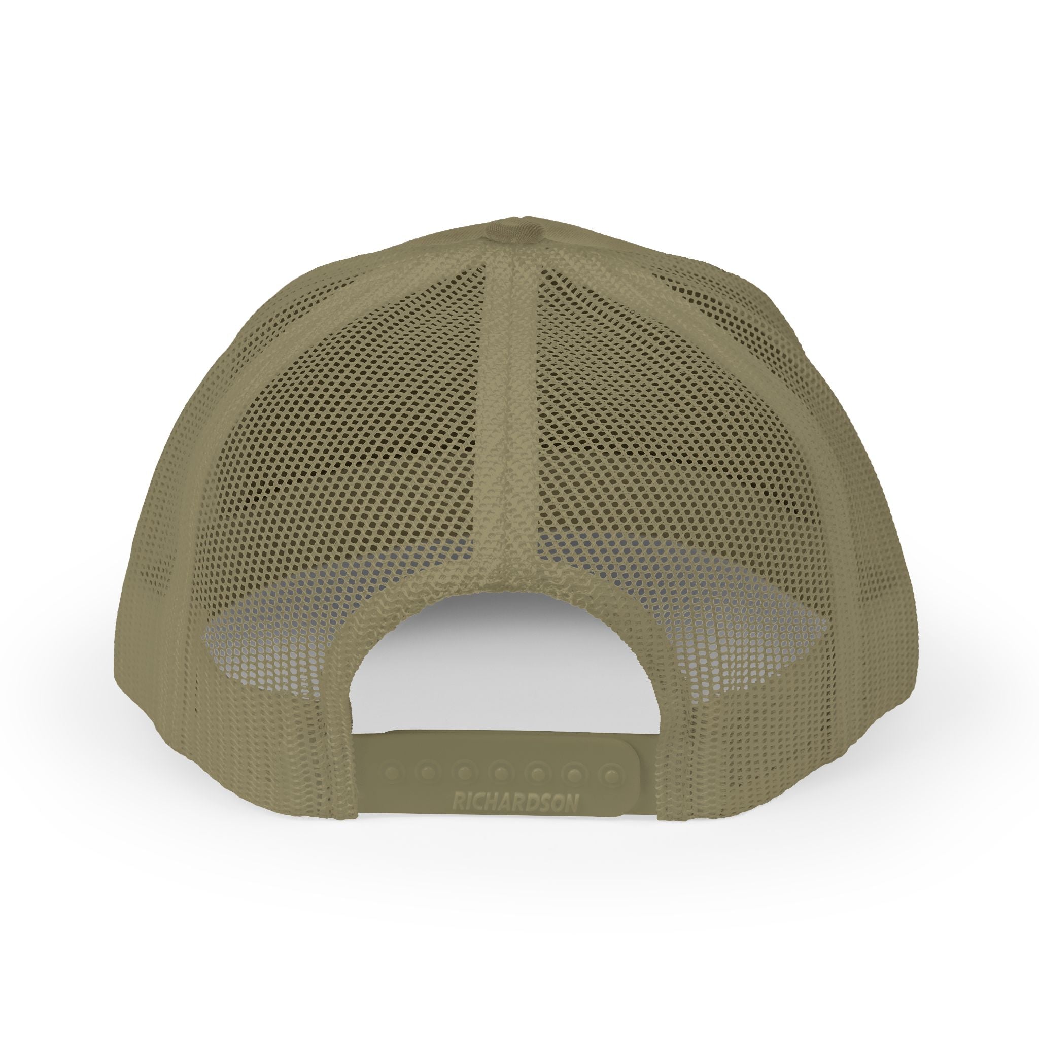 Broken Bell Blaze Orange and Camo Richardson 112 Trucker Hat
