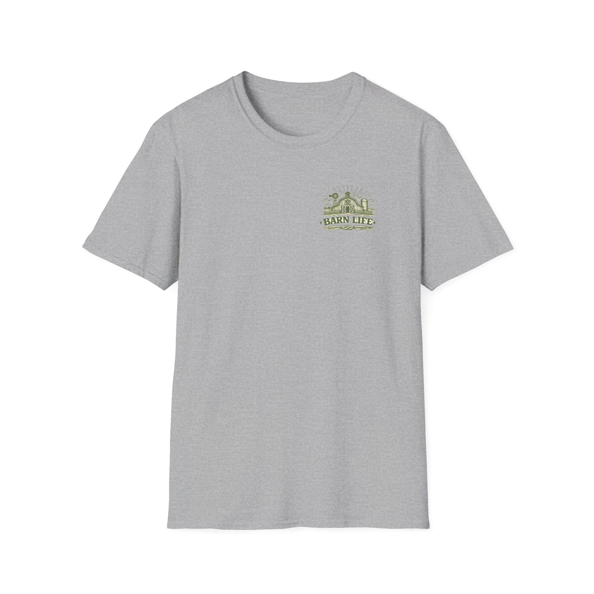 Raising The Barn T-Shirt — Rustic Farm Life Graphic Tee