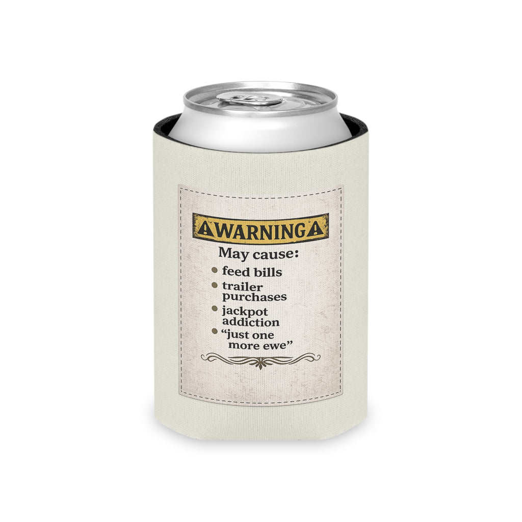 Sheep Can Cooler – Rustic Farm Humor 'Sheep: The Gateway Livestock' Beverage Koozie