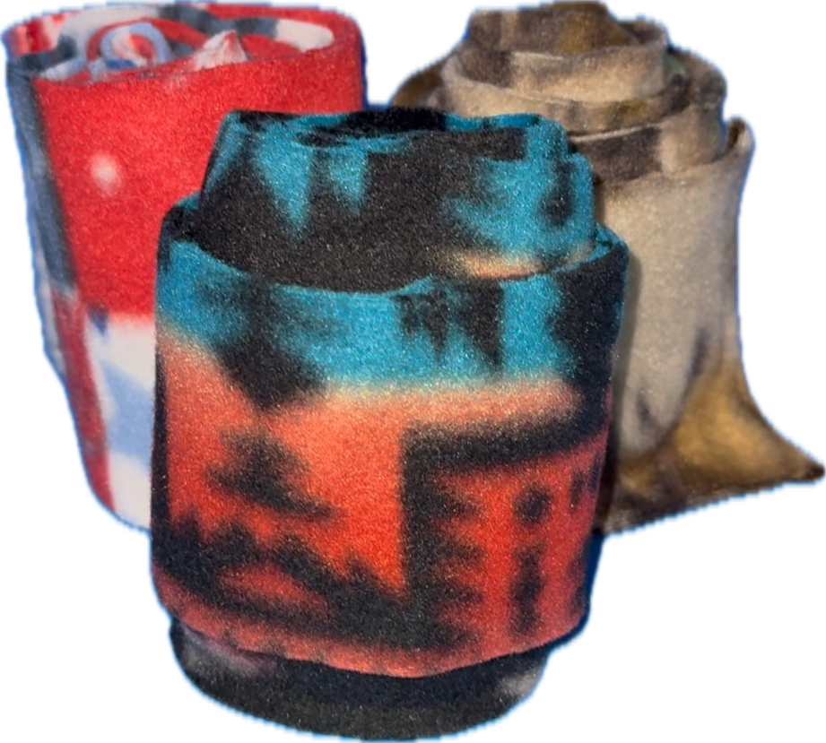 Bell Bottom Shag Wraps™ | Set of 4 Fleece Show Lamb Leg Wraps