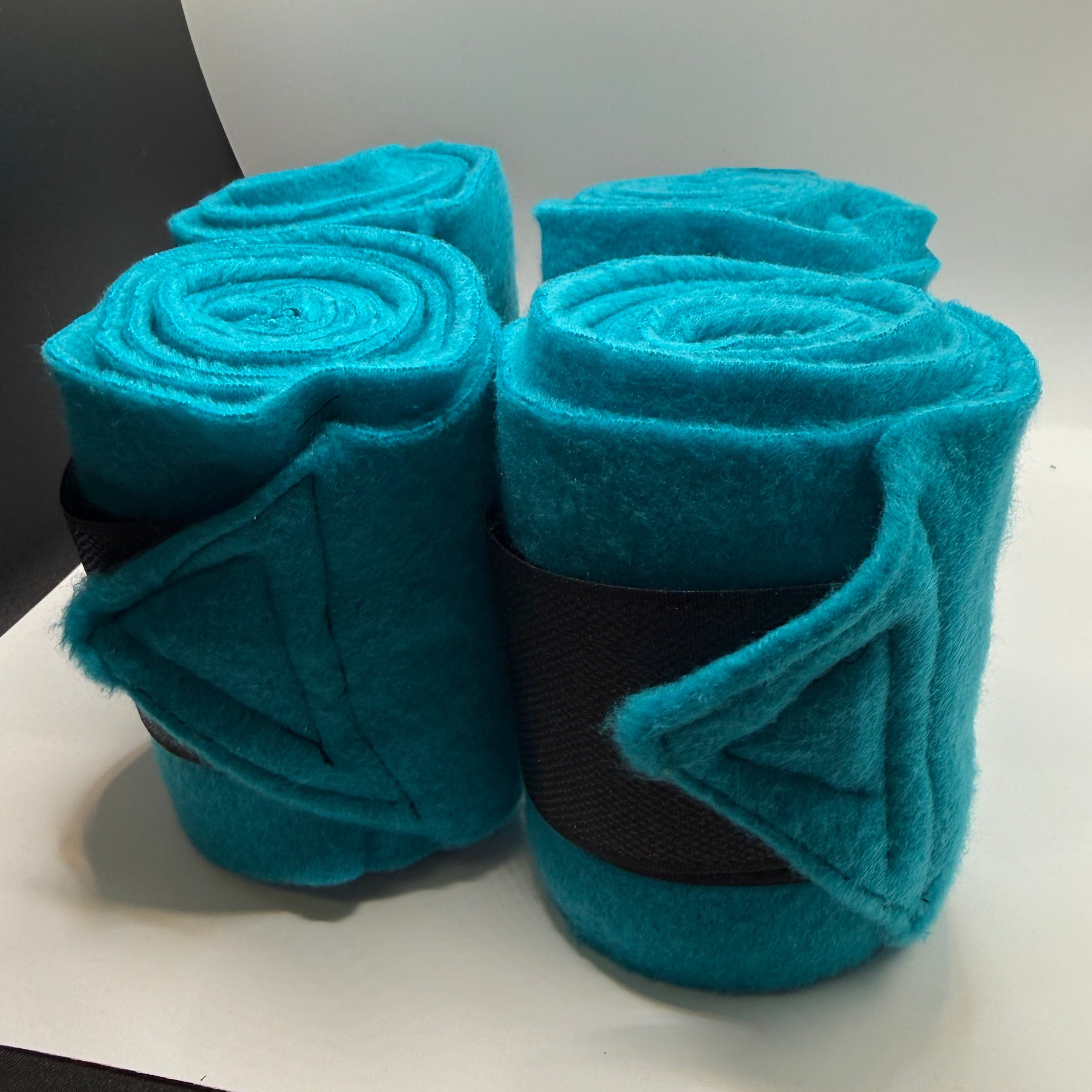 Bell Bottom Shag Wraps Set of 4 Fleece Show Lamb Leg Wraps