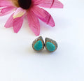 Sterling Mesa Turquoise Studs
